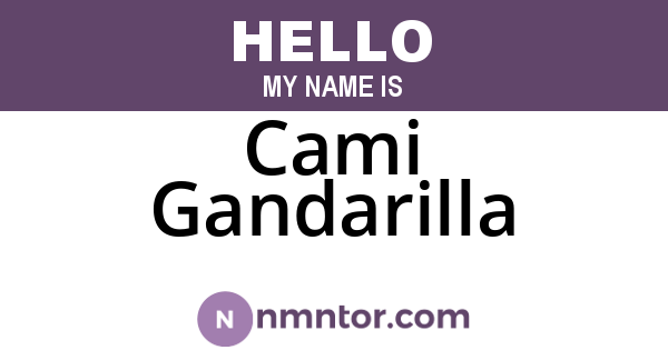Cami Gandarilla