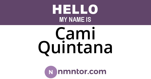 Cami Quintana