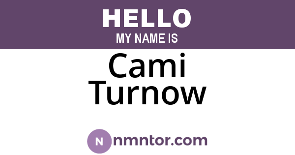 Cami Turnow