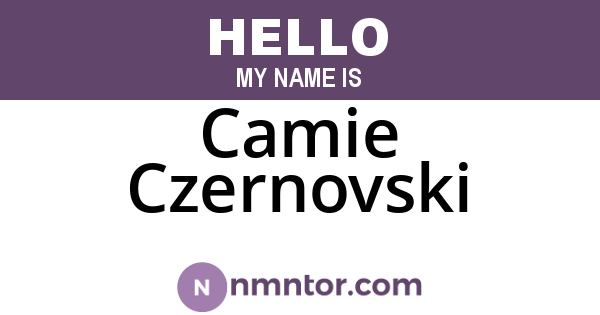 Camie Czernovski