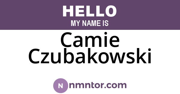 Camie Czubakowski