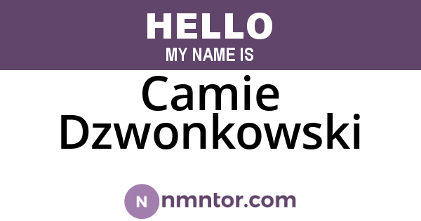 Camie Dzwonkowski