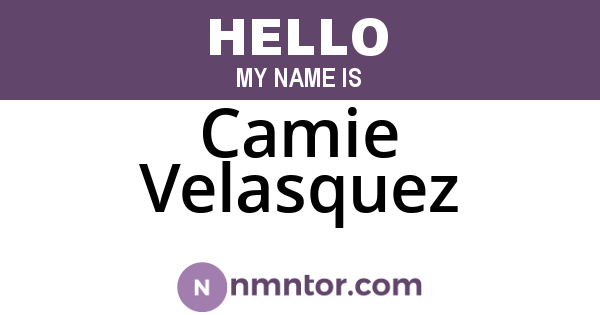 Camie Velasquez