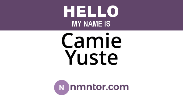 Camie Yuste