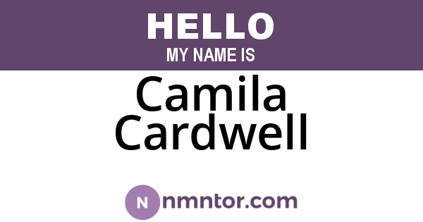 Camila Cardwell