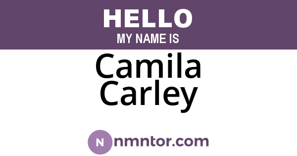 Camila Carley