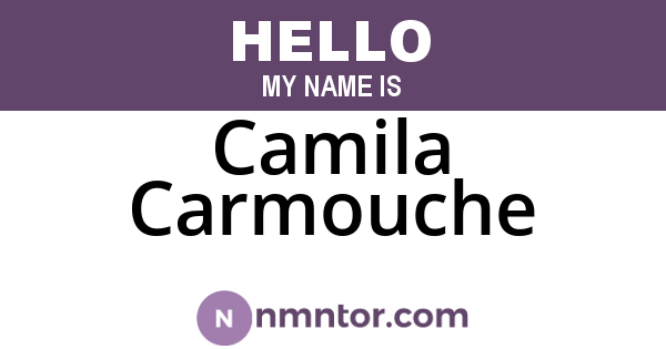 Camila Carmouche