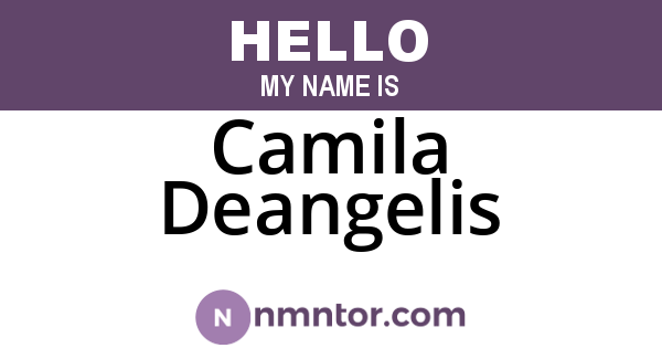 Camila Deangelis