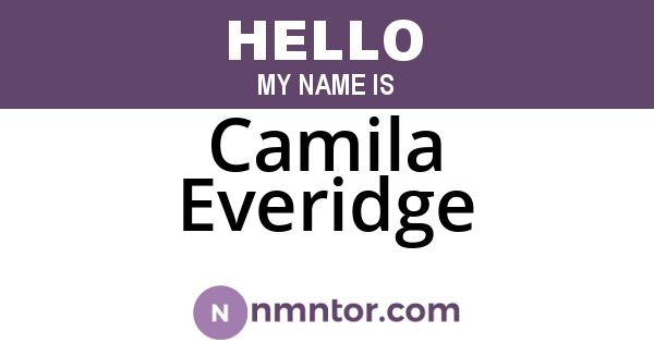 Camila Everidge