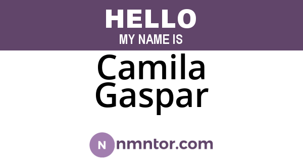 Camila Gaspar