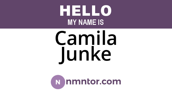 Camila Junke