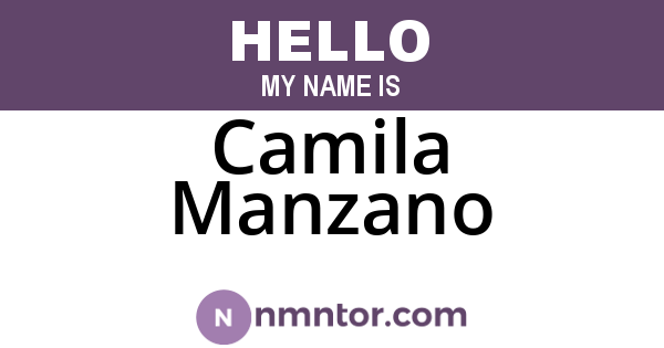 Camila Manzano