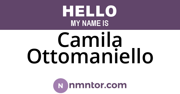 Camila Ottomaniello