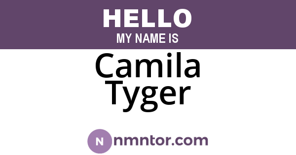 Camila Tyger