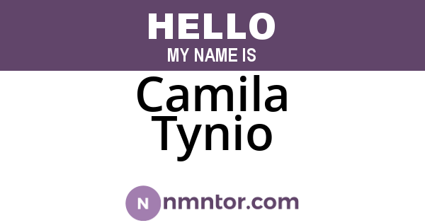 Camila Tynio