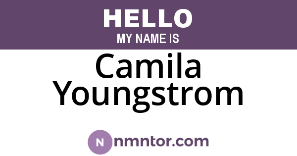 Camila Youngstrom