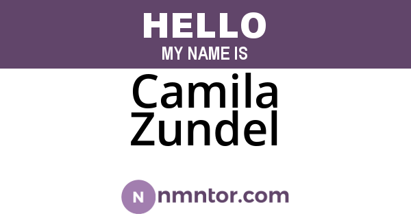 Camila Zundel