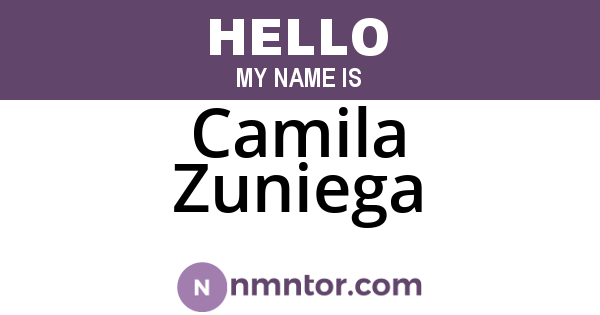 Camila Zuniega