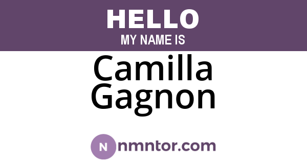 Camilla Gagnon