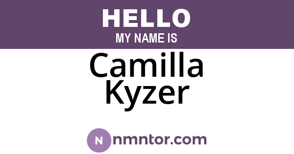 Camilla Kyzer