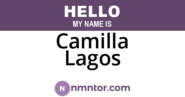 Camilla Lagos