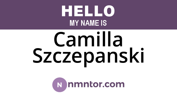 Camilla Szczepanski