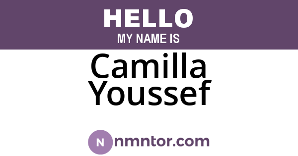 Camilla Youssef