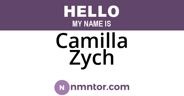 Camilla Zych