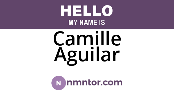 Camille Aguilar