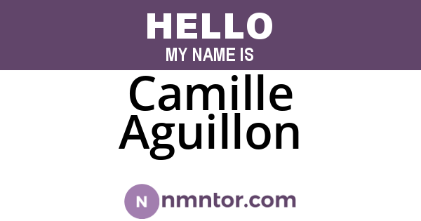 Camille Aguillon