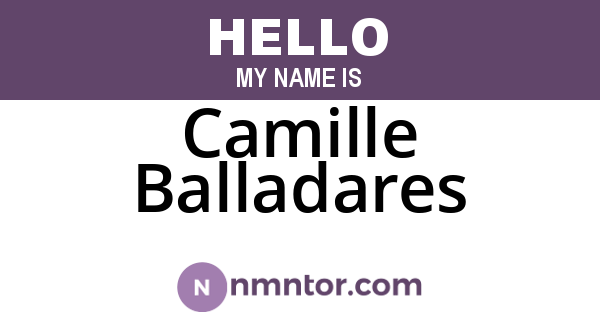 Camille Balladares