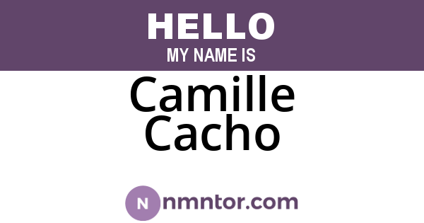 Camille Cacho