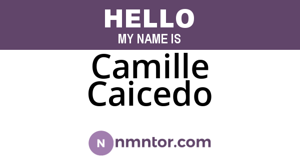 Camille Caicedo