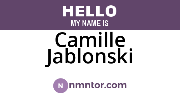 Camille Jablonski