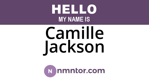 Camille Jackson