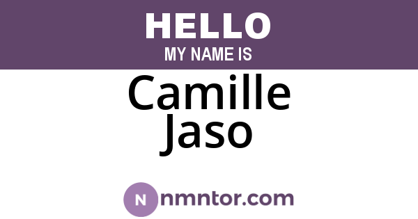 Camille Jaso
