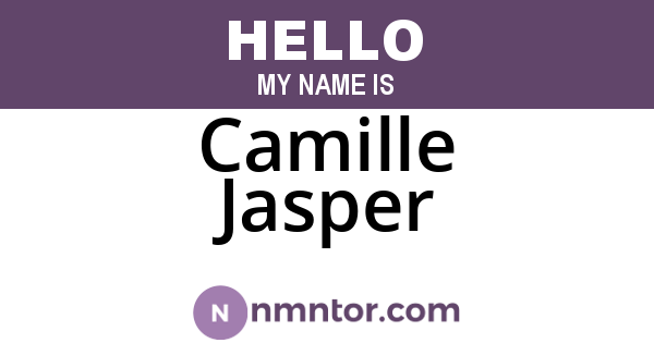 Camille Jasper