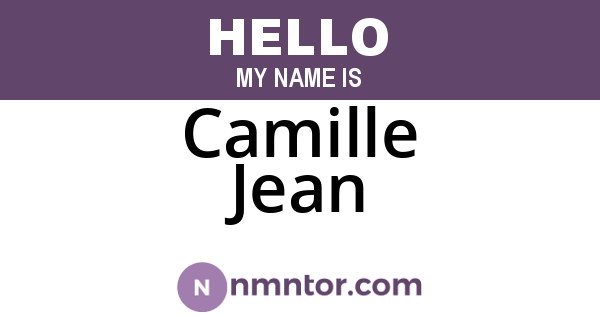 Camille Jean