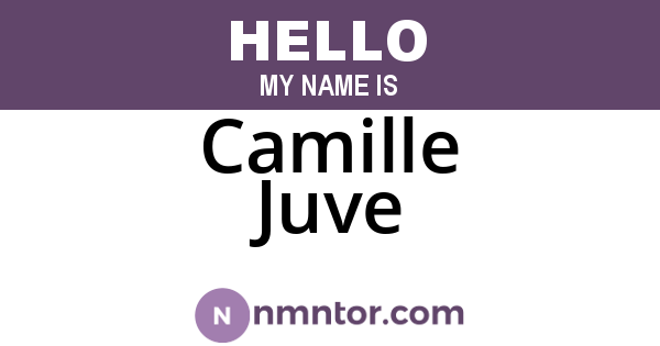 Camille Juve