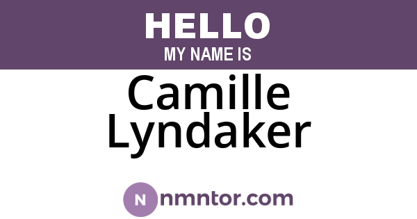 Camille Lyndaker
