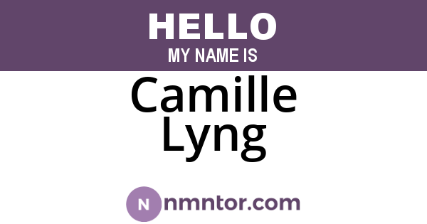 Camille Lyng