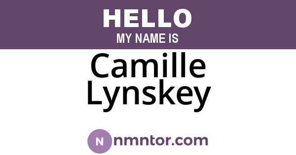 Camille Lynskey