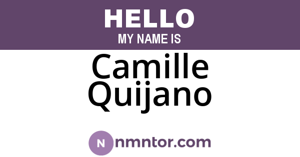 Camille Quijano
