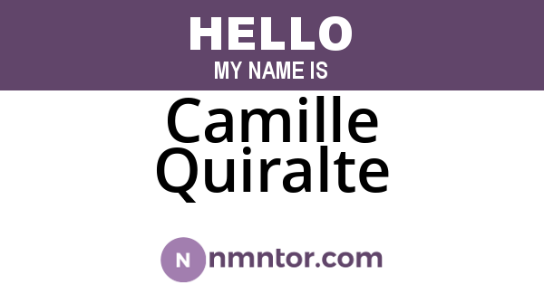 Camille Quiralte