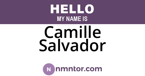 Camille Salvador