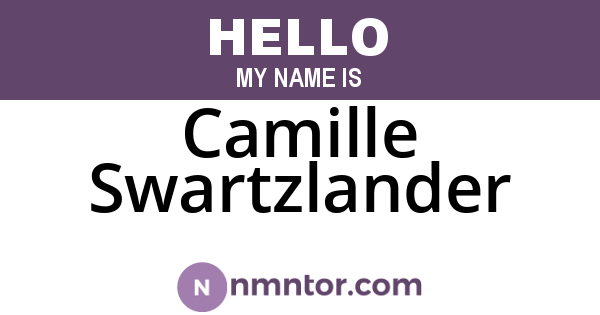 Camille Swartzlander