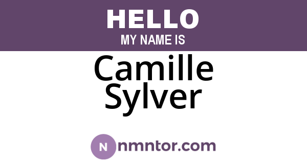 Camille Sylver
