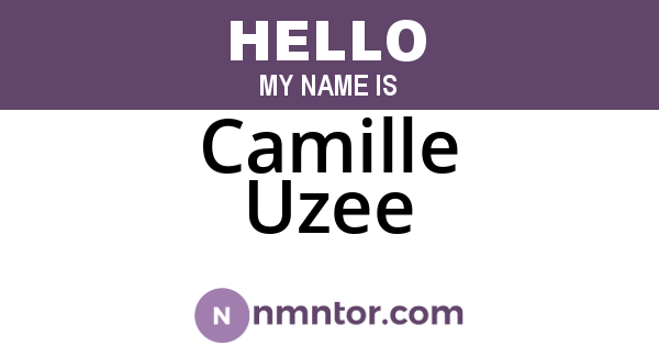 Camille Uzee