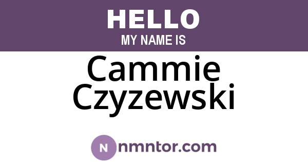 Cammie Czyzewski