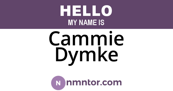 Cammie Dymke